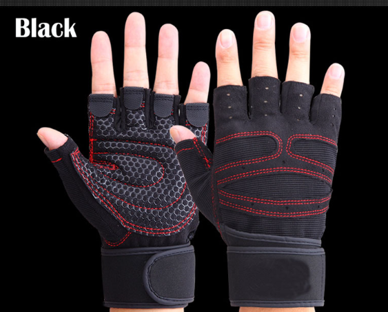 Half-Finger Gym Gloves Image 1