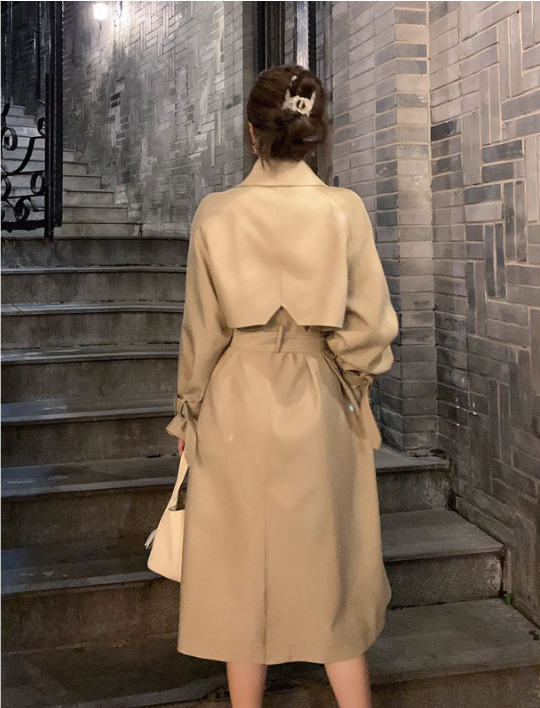 Wool Mid Length Coat Image 4