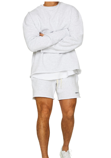 Luxe Leisure Set - Sweater & Shorts Combo image