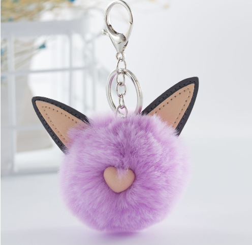 Hair Ball Keychain 4
