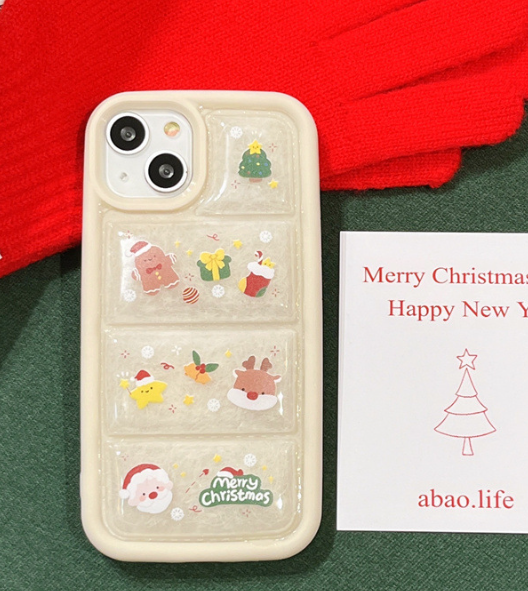 Gingerbread Man Phone Case - Back View