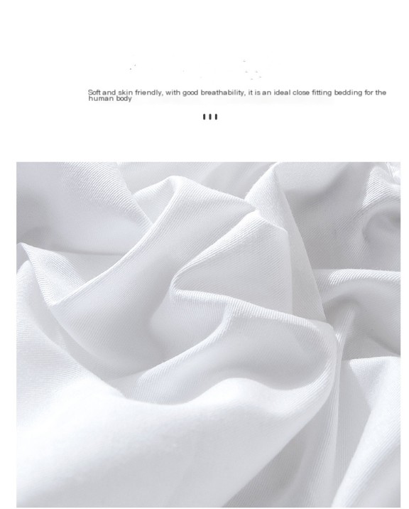 Cotton Fitted Bed Sheet Image 3