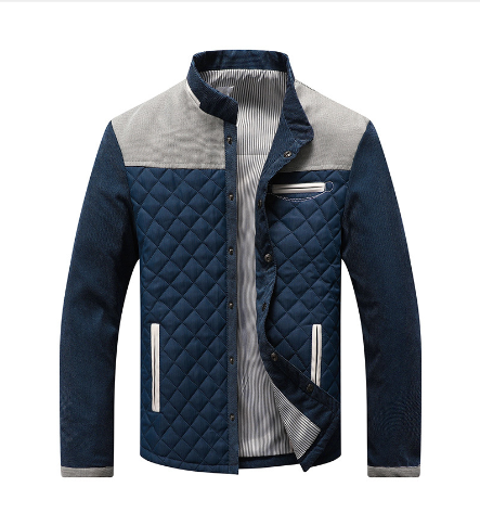 Men's Stand Collar Corduroy Jacket - Image 2
