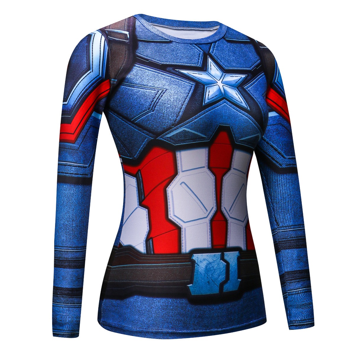 Long Sleeve Captain America Cosplay image