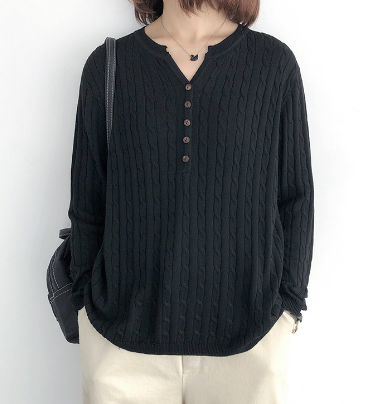 Women's Knitted Sweater Image 2