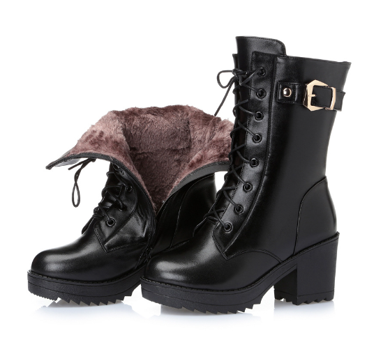 Echte leren dameslaarzen