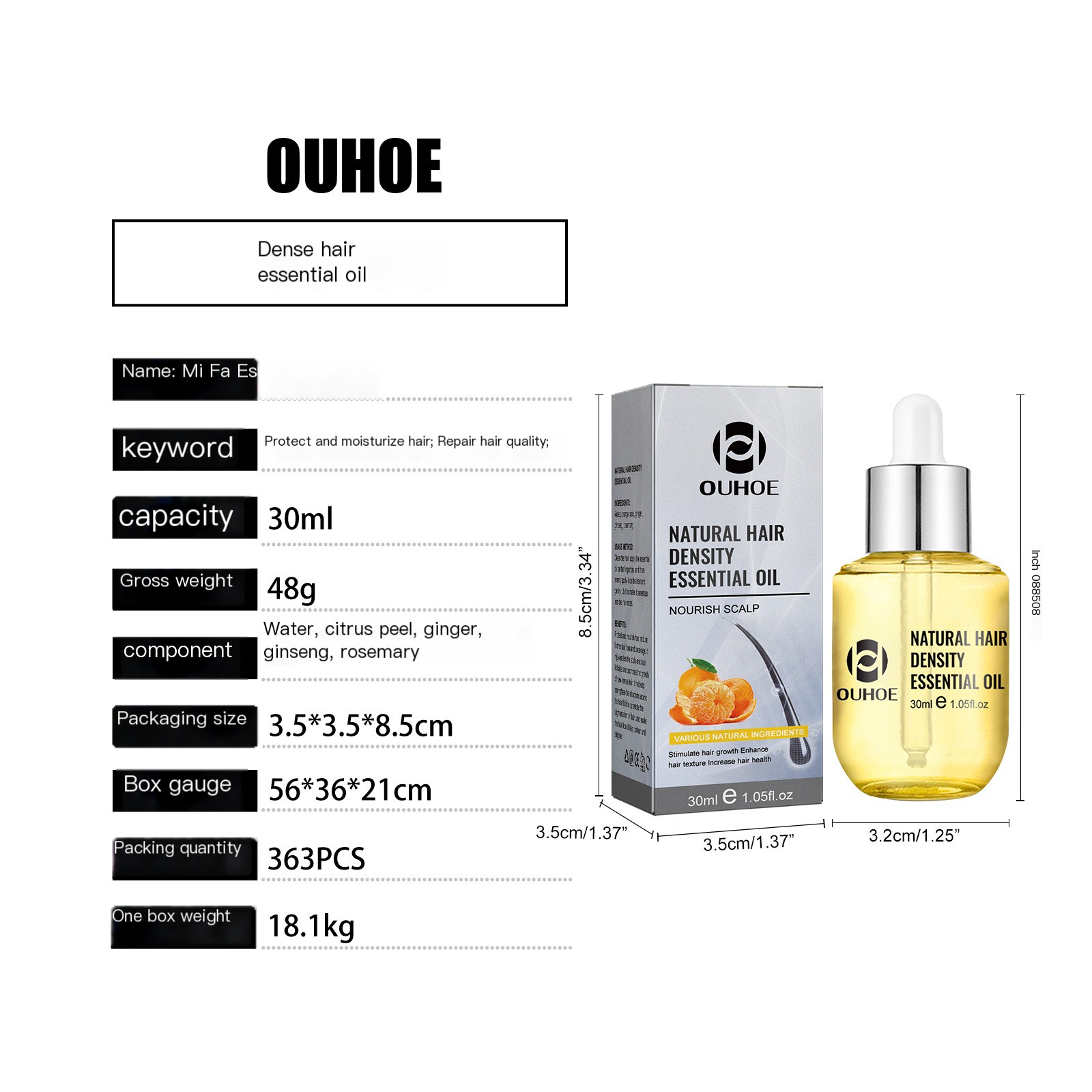 Moisturizing Hair Oil Image 1
