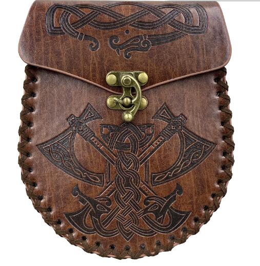 Fanny Pack Viking Style Medieval Vintage Belt Coin image