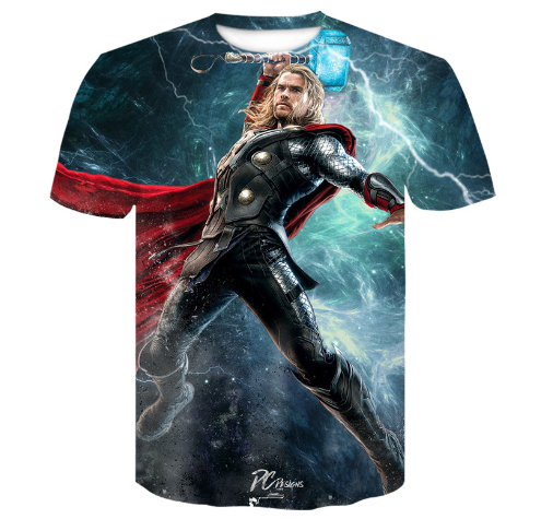 Marvel Print T-Shirt Style