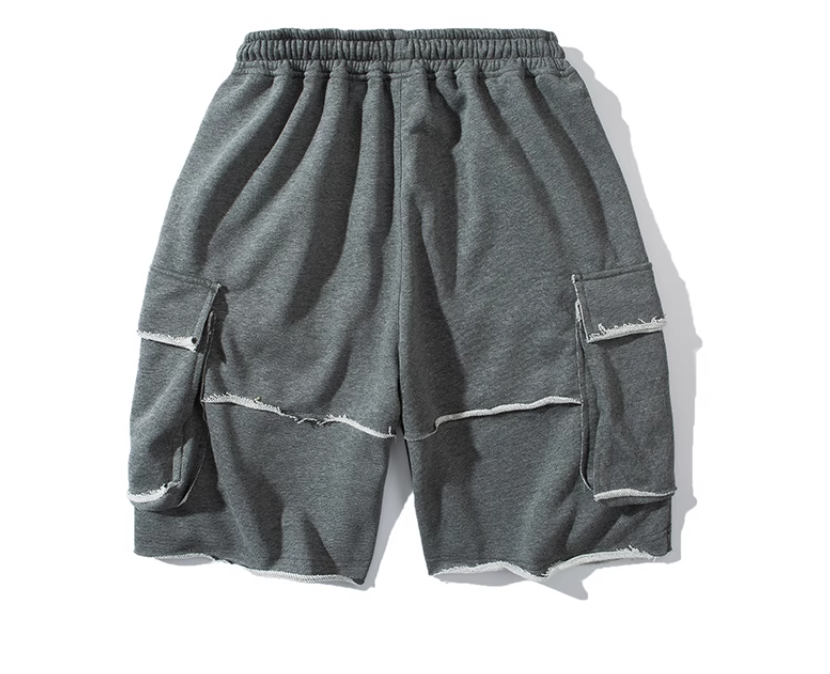 Ripped Seam Cargo Shorts 4