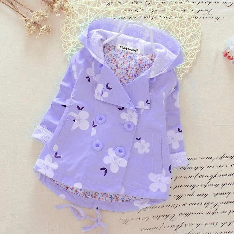 Double-breasted casual children's jacket image