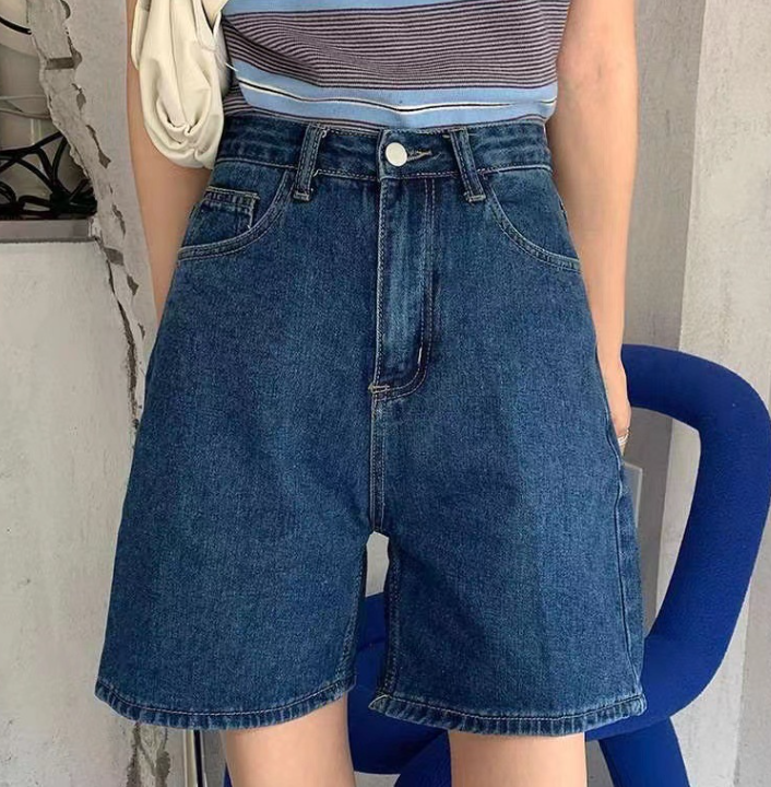 Frayed Denim Shorts - Image 4