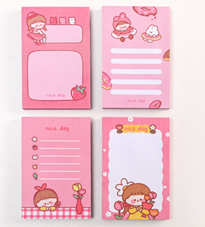 Brae Rabbit Girl Post-it Notes