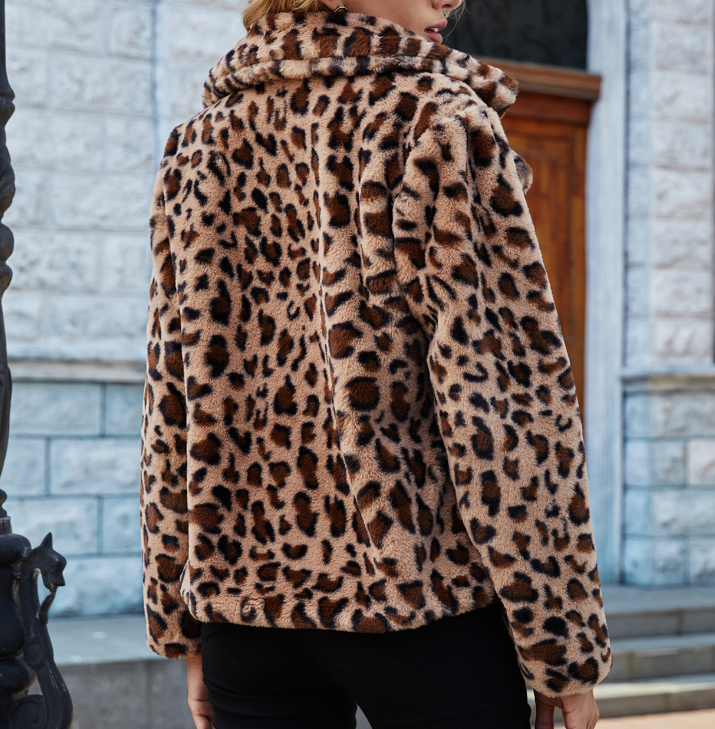 Leopard Print Coat Image 4