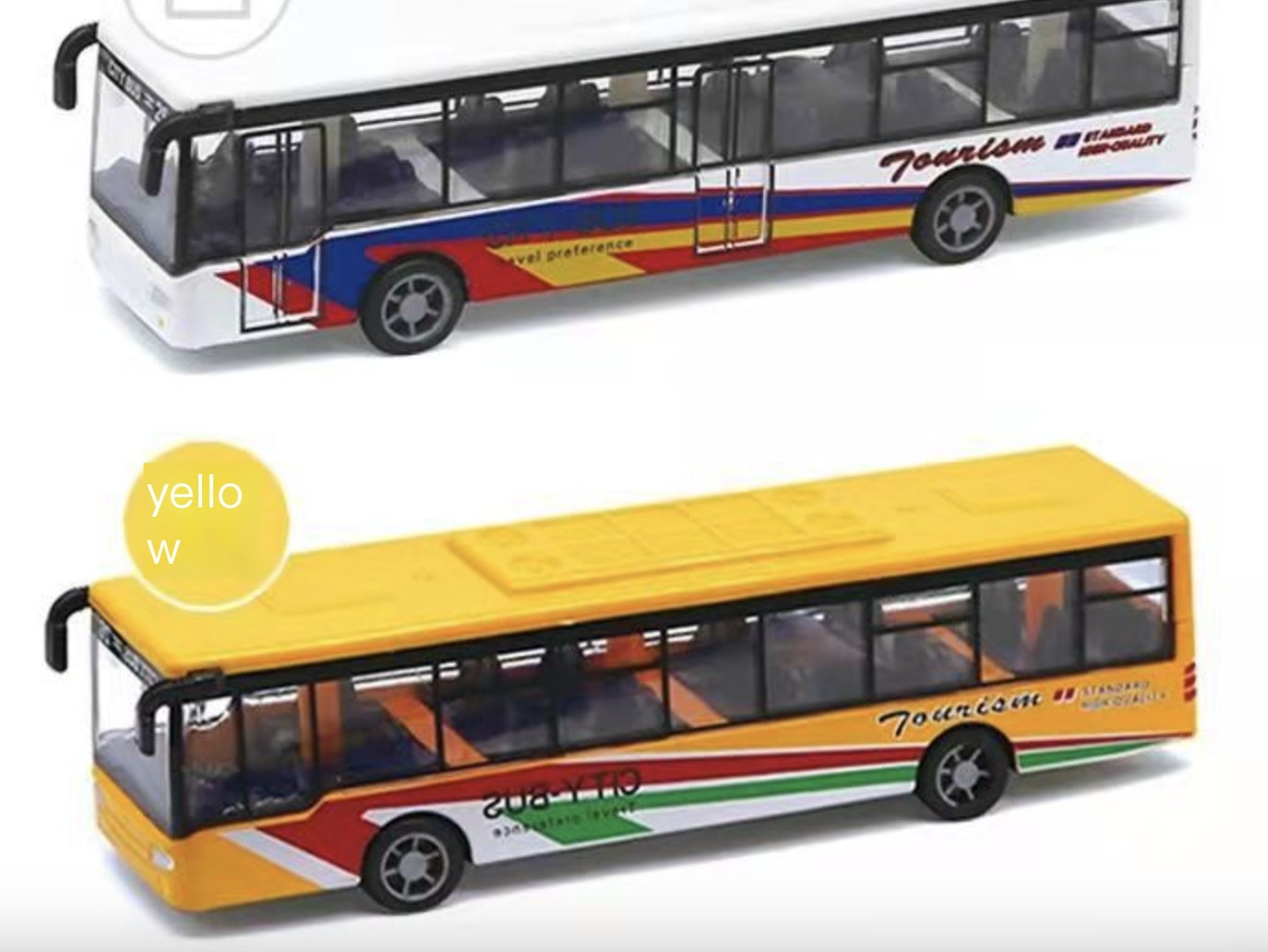 Colorful School Bus Model