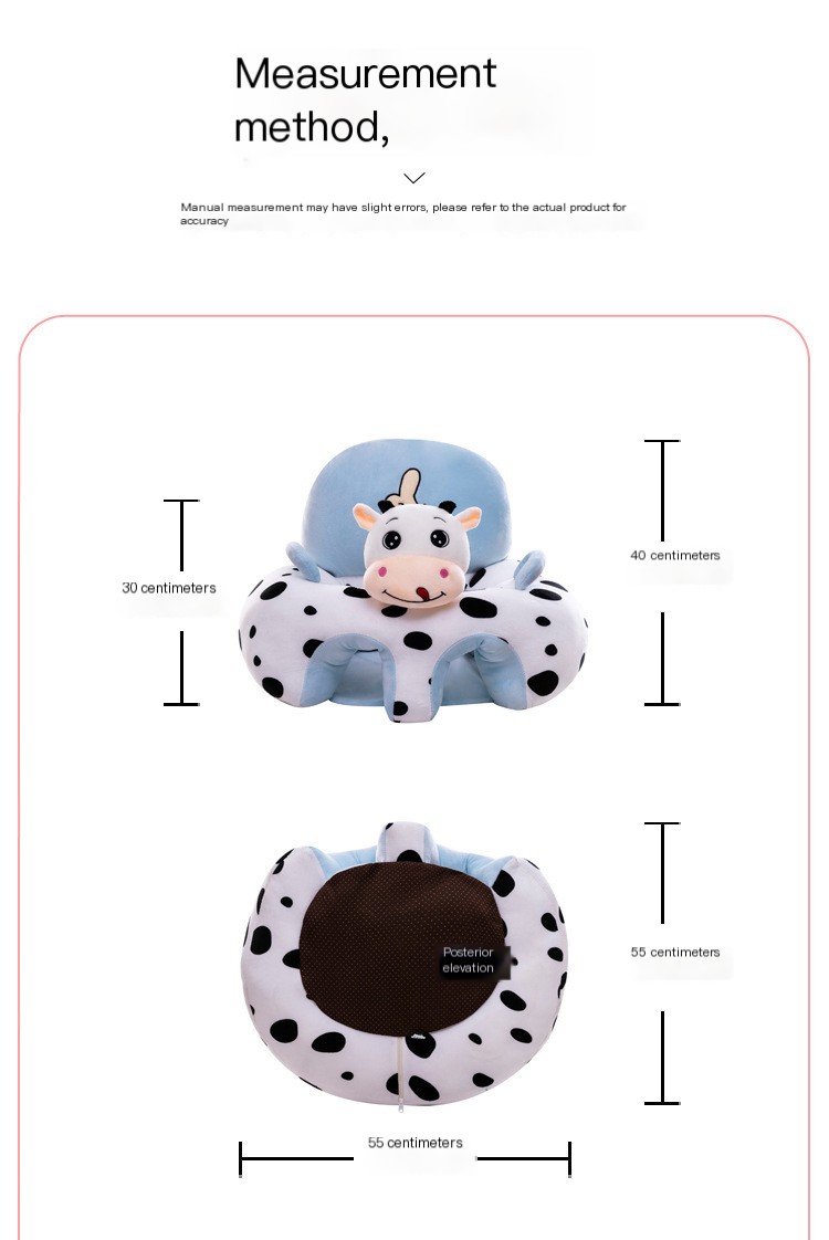 Doll Plush Toy Cartoon Baby Learning Seat Image 3