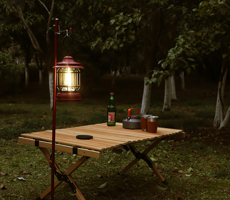 Retro Horse Lantern Black