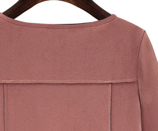 Suede Short Jacket Image 5