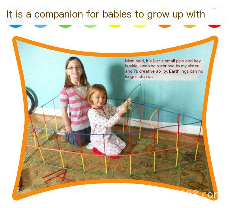 4D Space Straw Building Set Image 6