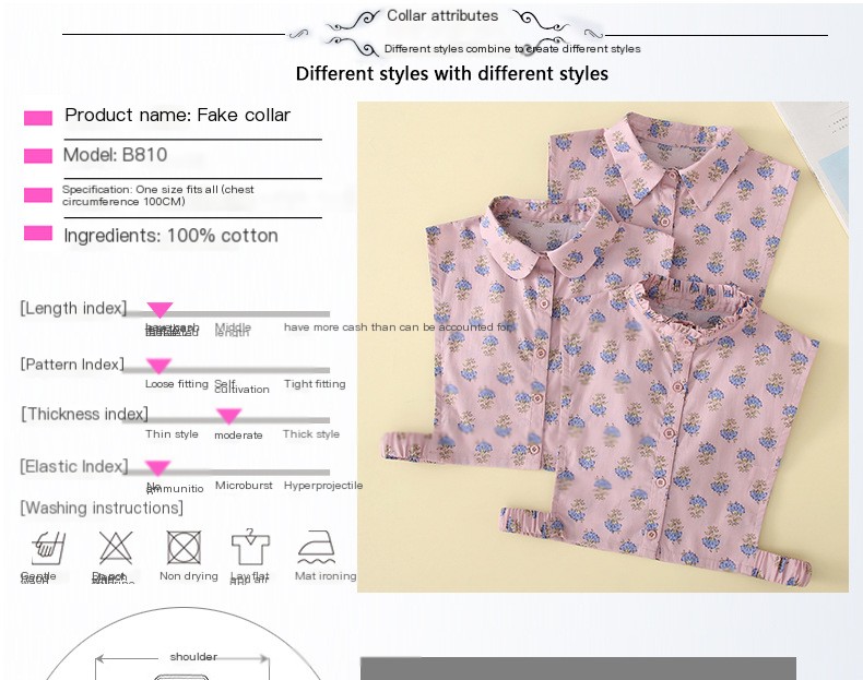 Decorative Collar Shirt