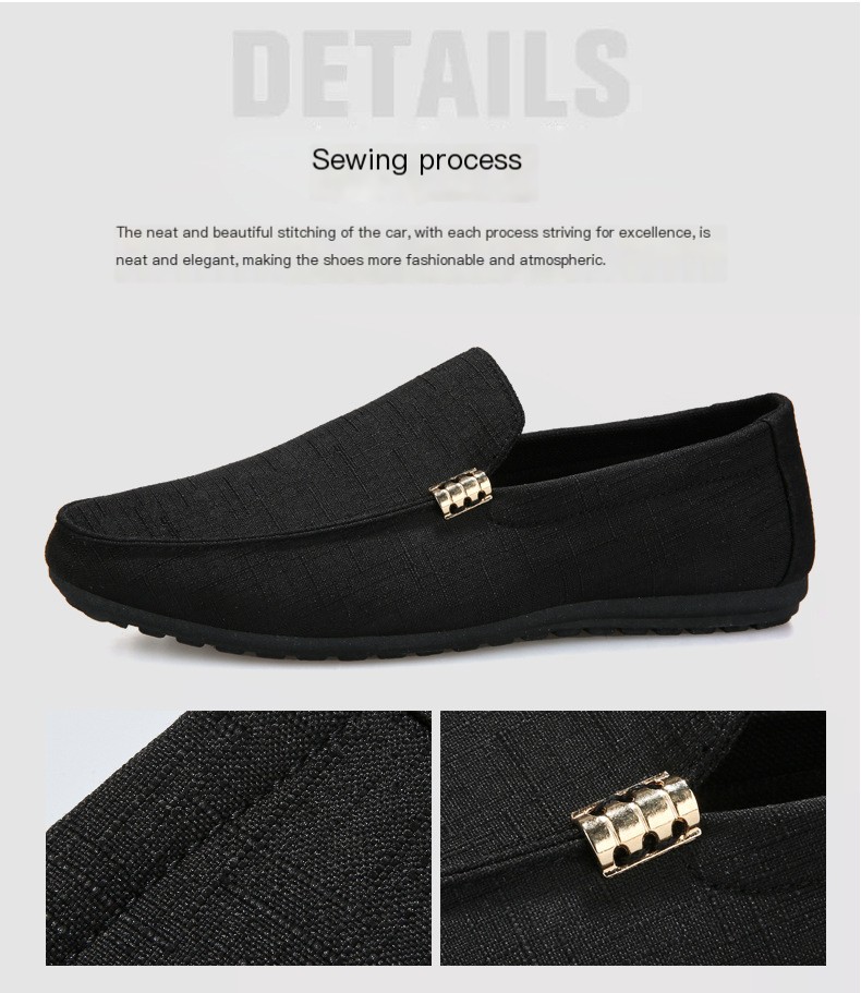 Men's Canvas Loafers - Everyday Use