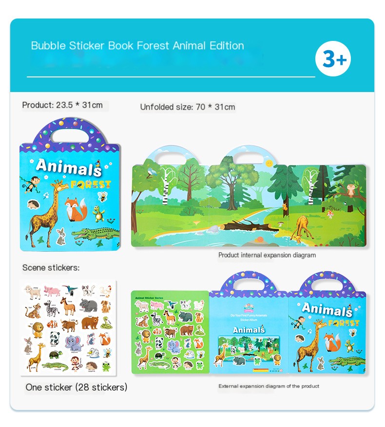 Jelly Stickers Quiet Book 3