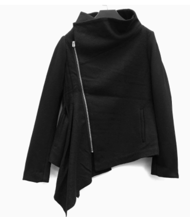 SIMPLE BLACK Jacket Front View