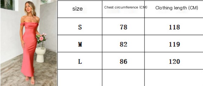 Elegant Axelbandslös Klänning Image 1