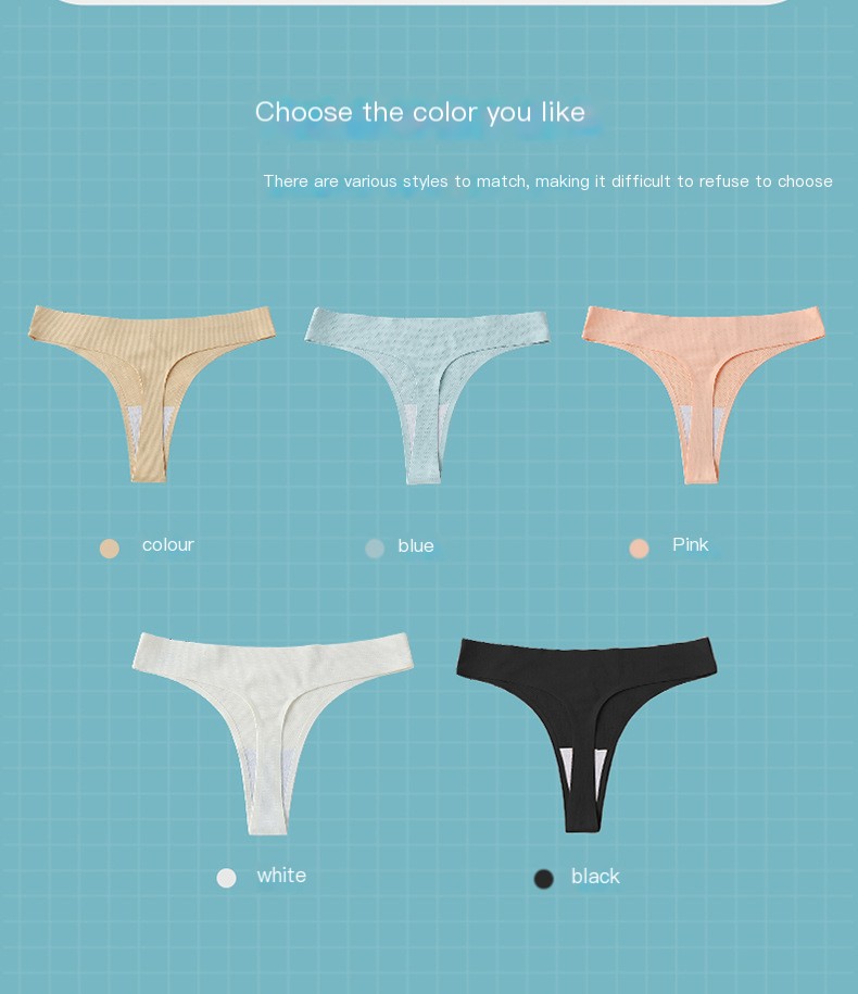 Ice Silk Breathable Mesh Thong 3