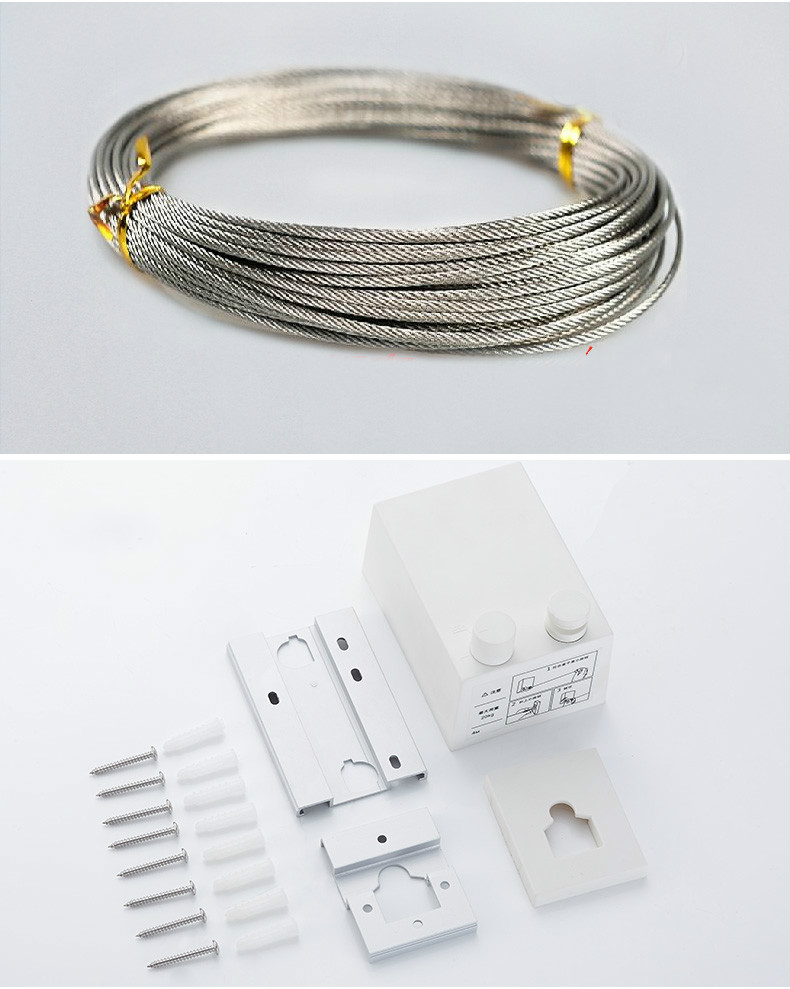 Invisible Tendedero Ropa Wall Hanger Retractable Indoor Clothes Hanger Magic Drying Rack/Retractable Clothesline clothes dryer image