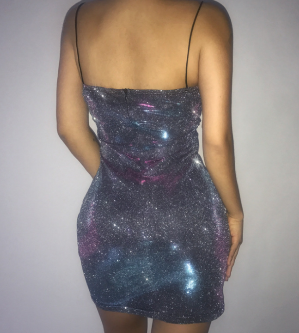 Blue Bodycon Dress 2