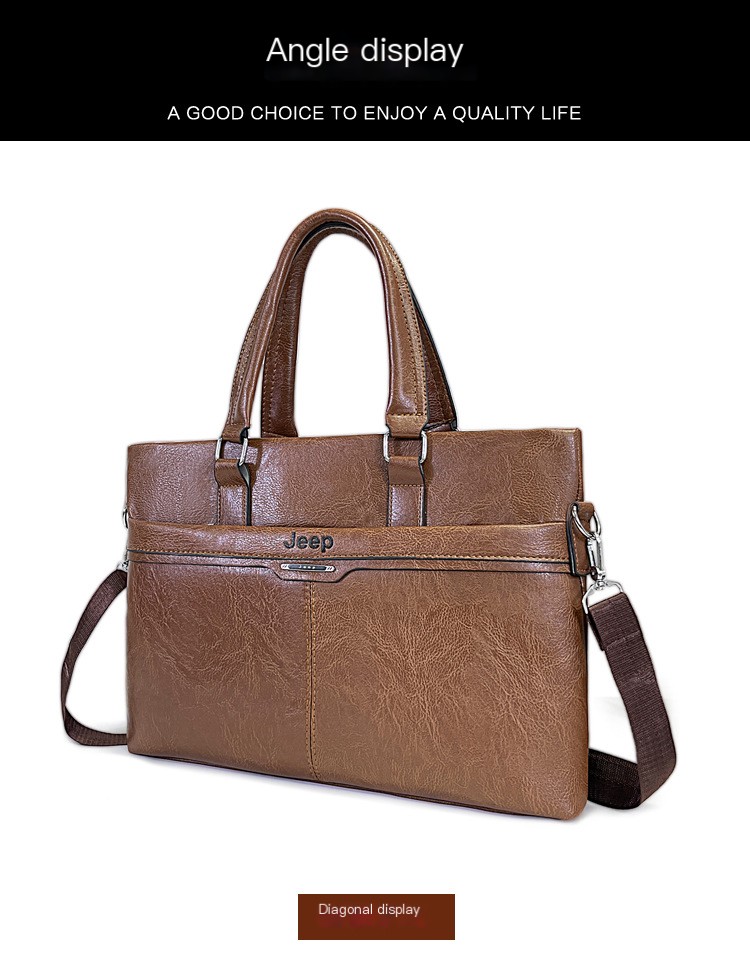 Men's Business Commuter Briefcase Image 5