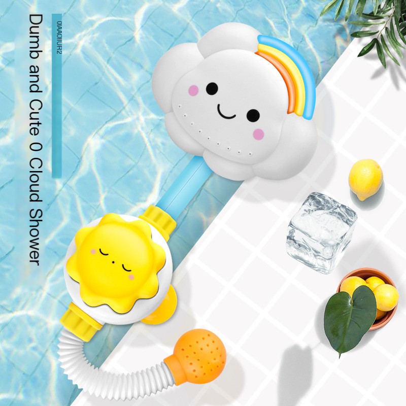 Cloud Shower Head in Action