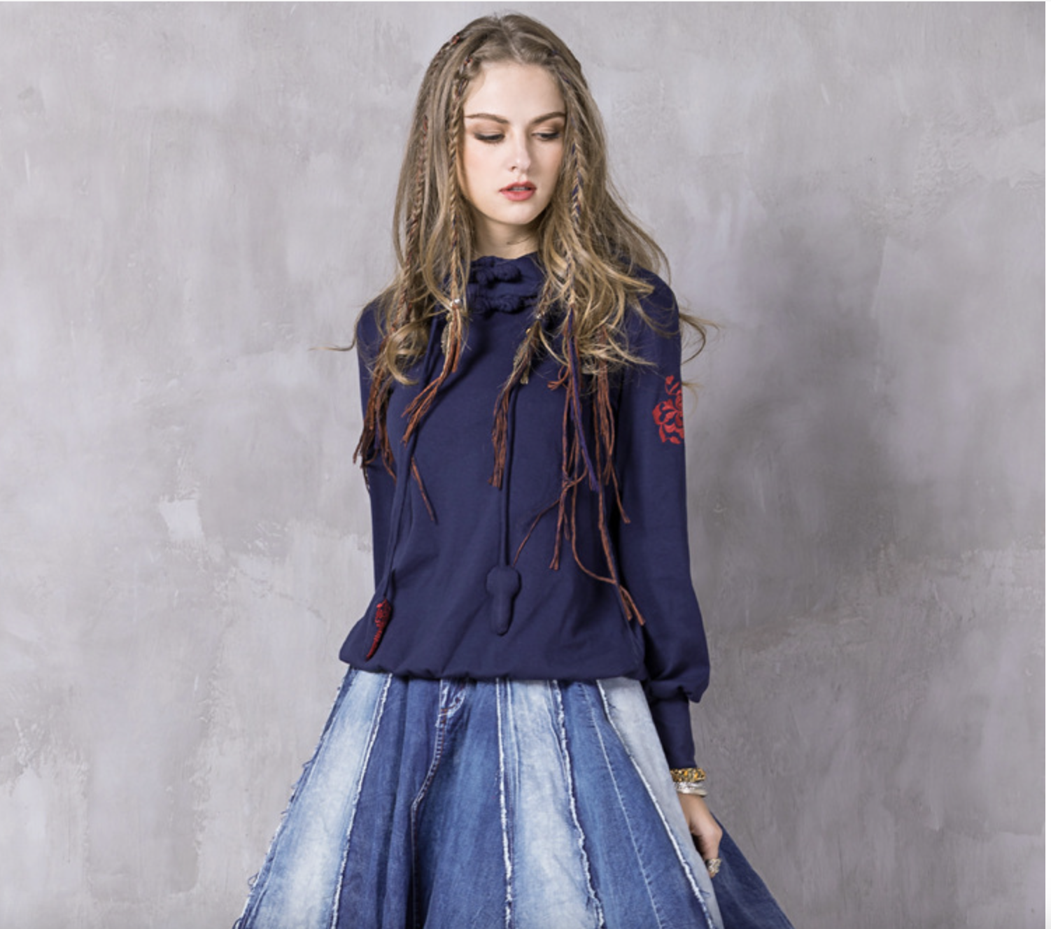 Hooded Knit Sweater Image 4