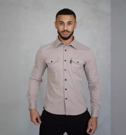 Men's Casual Jacket - Front View