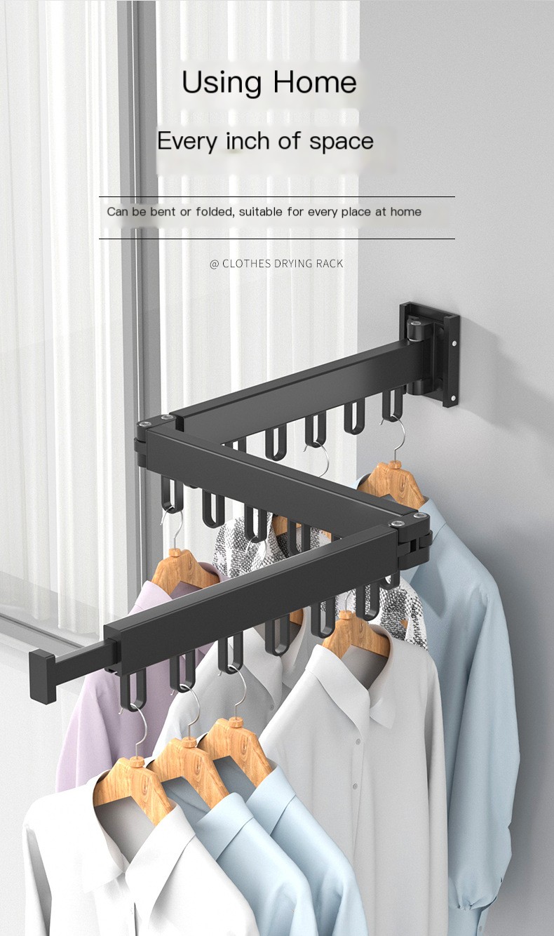 Compact Retractable Wall Hanger Image 1