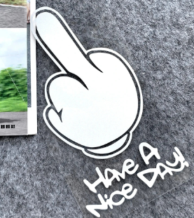Have A Nice DAY ! Middle Finger image