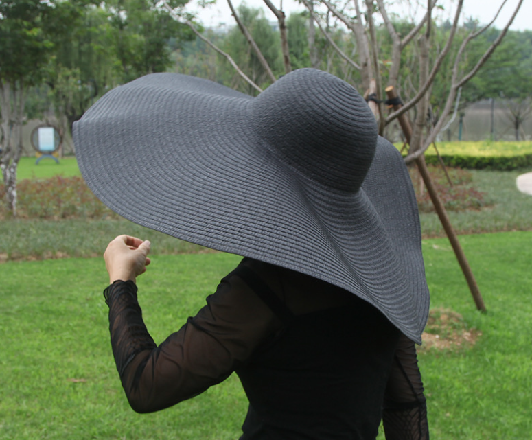 Large Brim Sun Hat Khaki
