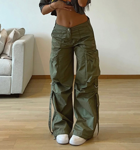 Low Waist Cargo Pants
