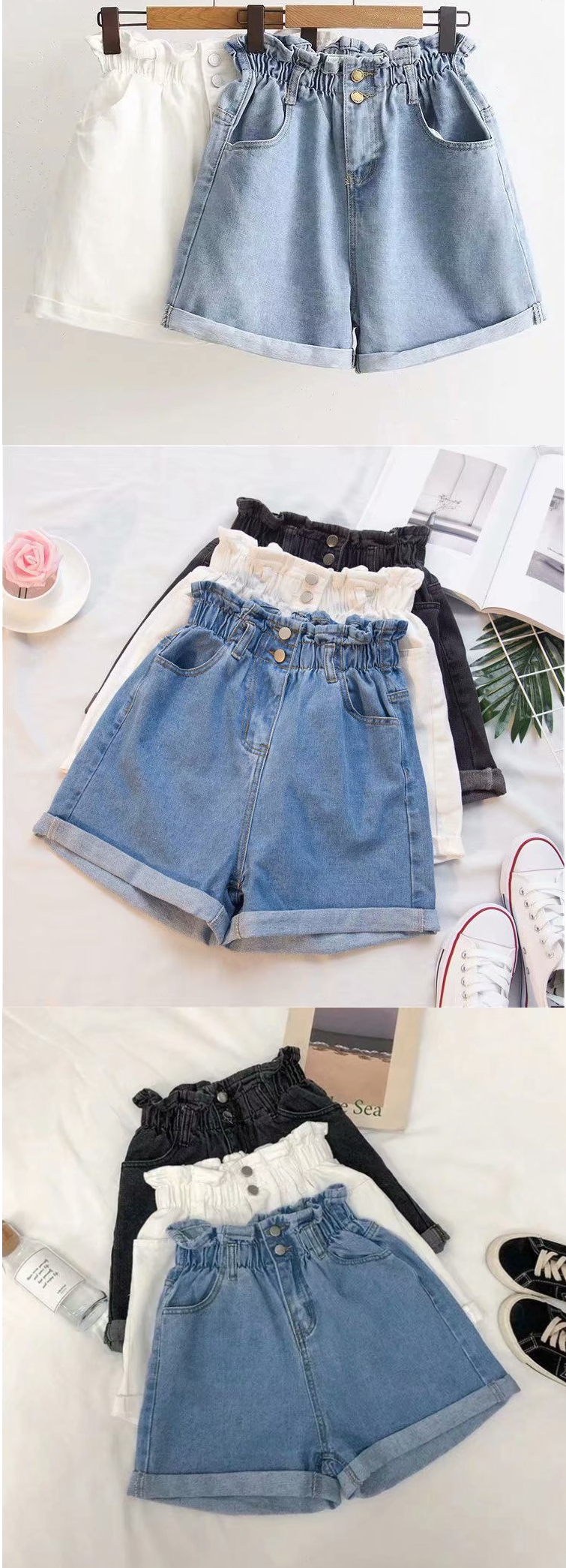 Denim Shorts Image 2