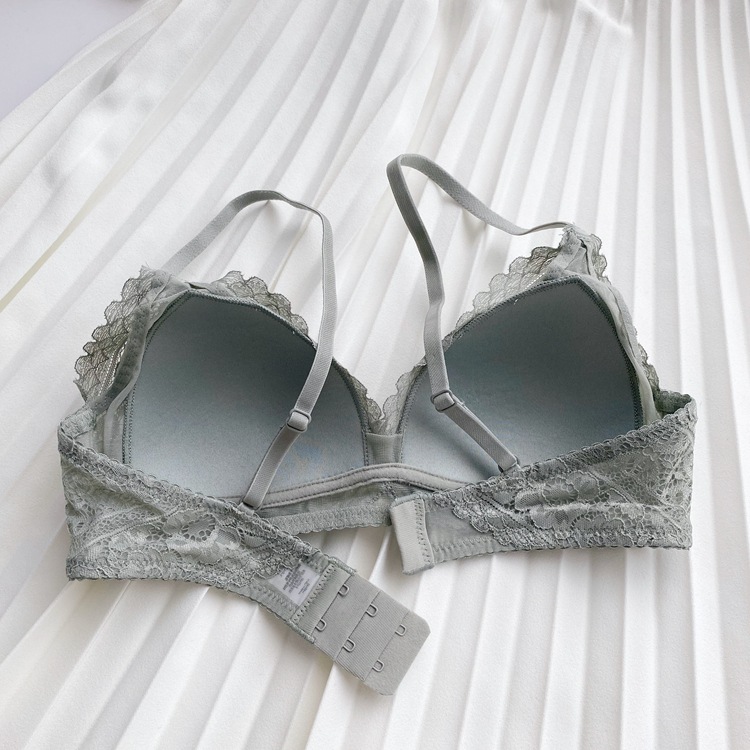 Sujetador de Copa Completa de Encaje HSIA