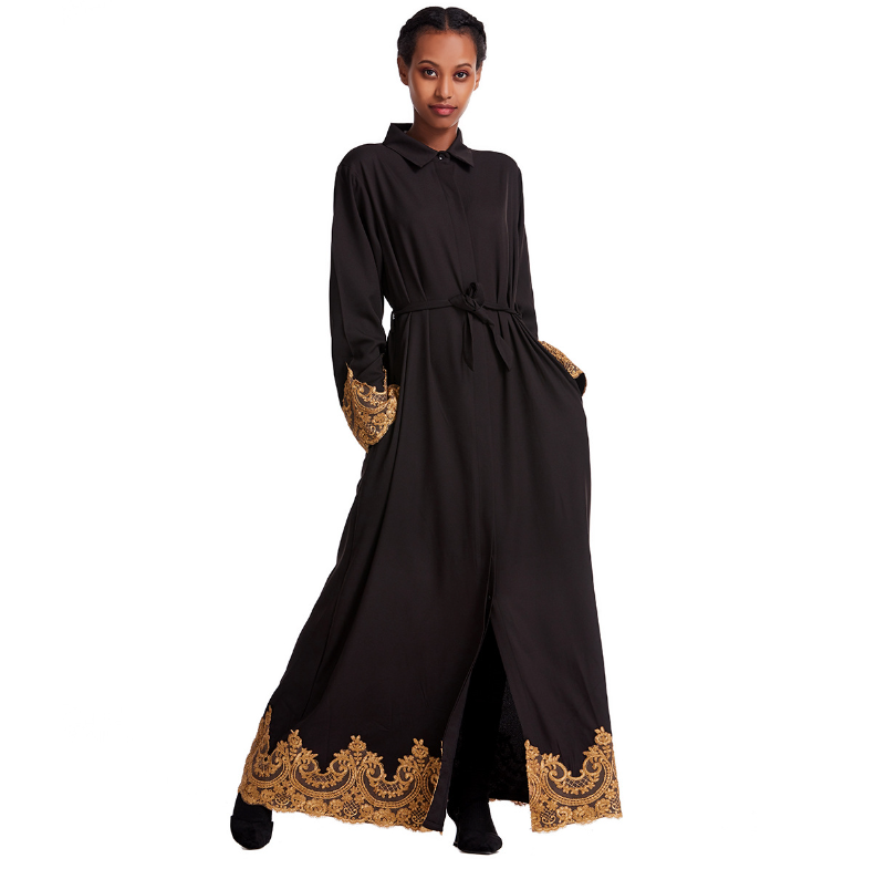Ethnic Lace Long Gown Image 2