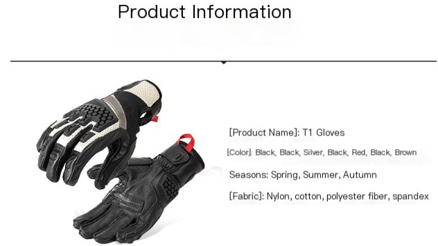 Motorcycle Gloves Black