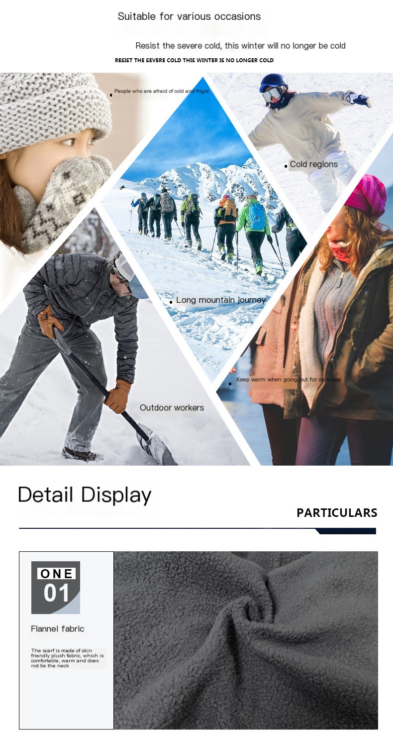 Electric heating scarf