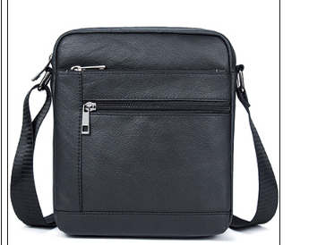 Leather Zipper Shoulder Bag Image 1
