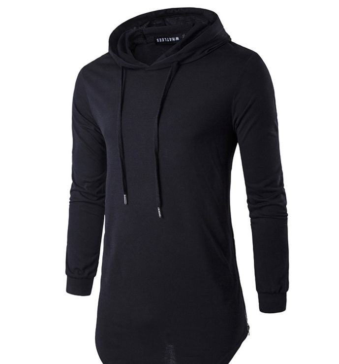 Casual Style Hooded Long Shirt