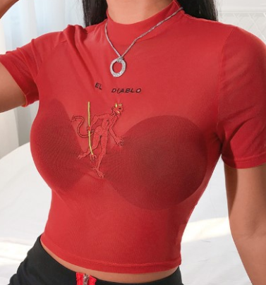 Red Mesh Top 3