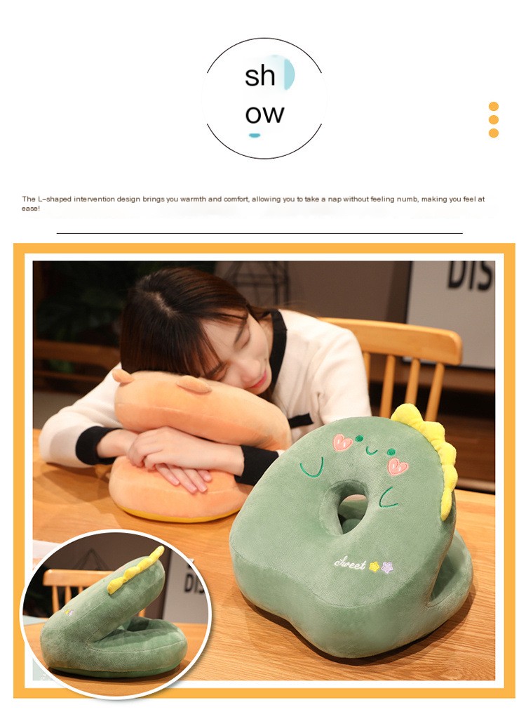 Cartoon Ice Silk Nap Pillow 5
