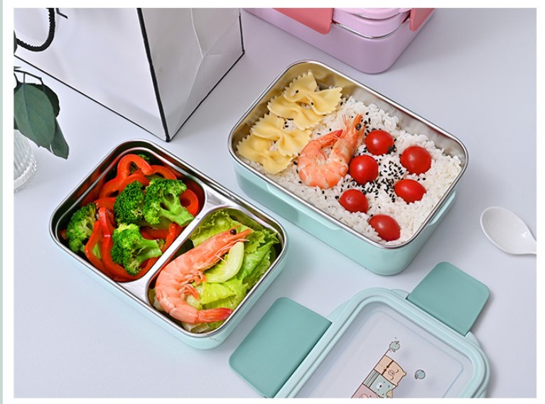 Double-Layer Stainless Steel Lunch Box - Image 1
