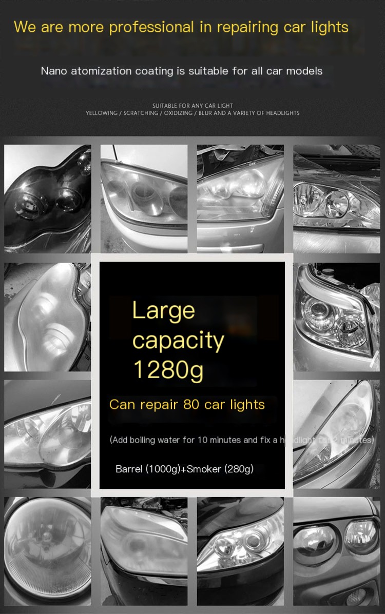 Car Headlight Refurbishment Cleaning Tool Kit - Image 7
